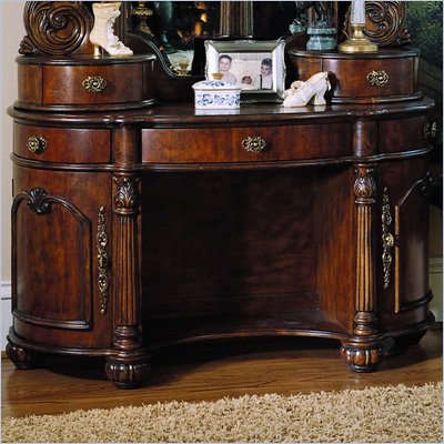 Makeup Tables on Pulaski Edwardian Wood Makeup Vanity Table 242127
