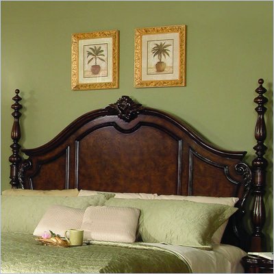 Pulaski Hillsdale King 6/6 Headboard in Rich Antiqued Brown Cherry Finish