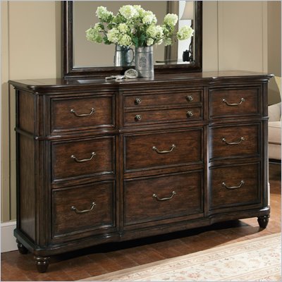 Pulaski Saddle Ridge Dresser in Aged Pecan Finish