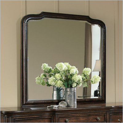 Pulaski Saddle Ridge Mirror in Aged Pecan Finish