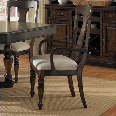 Pulaski Saddle Ridge Arm Chair in Aged Pecan