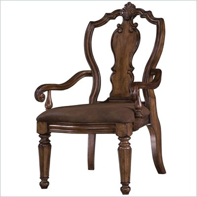 Pulaski San Mateo Carved Back Arm Chair