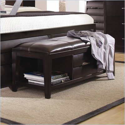 Pulaski Tangerine 330 Bench in Sable Finish