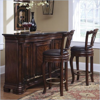 Pulaski Toscano Vialetto Bar with 2 Bar stool