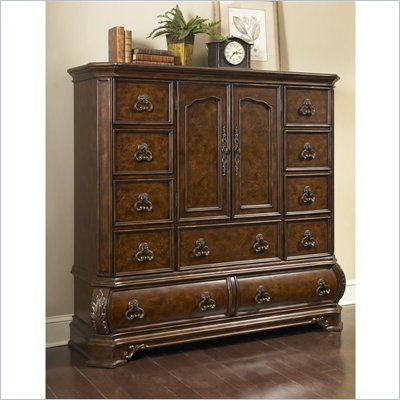Pulaski Wellington Manor 11 Drawer Master Chest in Cherry
