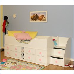 Berg Furniture Sierra High Jr. Captain's Bed with Storage Stairs by Berg Furniture