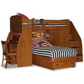 Berg Furniture Sierra Space Saver Twin Over Twin Platform Bed