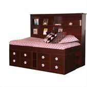 Berg Furniture Sierra Wide Bookcase Headboard