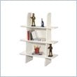 ADD TO YOUR SET: Berg Furniture Ladder 3 Shelf Wood Bookcase in White