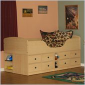 Berg Furniture Sierra Full Size High Jr. Captain's Bed