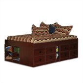 Berg Furniture Sierra Full Size Low Jr. Captain's Bed