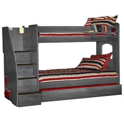 Berg Furniture Enterprise Lofts Twin Over Twin Bunk Bed
