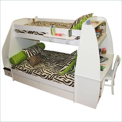 Berg Furniture Enterprise Twin Over Full Wood Bunk Bed 