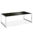ADD TO YOUR SET: Avenue Six Yield Black Glass Top Coffee Table