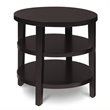 ADD TO YOUR SET: Avenue Six Merge 20 Inch Round Espresso End Table