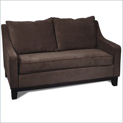 Avenue Six Regent Love Seat in Easy Walnut