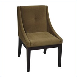 Avenue Six Curves Willow Chair in Brushed Olive