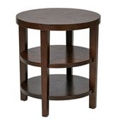 Avenue Six Merge 20 Square End Table in Espresso