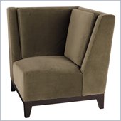 Avenue Six Merge Corner Chair in Easy Brownstone