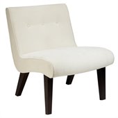Avenue Six Curves Valencia Chair in Oyster Velvet