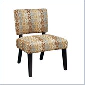 Avenue Six Jasmine Accent Chair in Geo Java