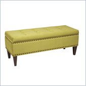 Avenue Six Estrella Storage Bench in Brushed Basil
