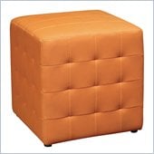 Avenue Six Detour 15 Mesh Fabric Cube in Orange