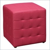 Avenue Six Detour 15 Mesh Fabric Cube in Pink