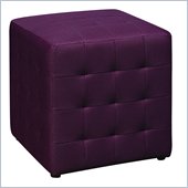 Avenue Six Detour 15 Mesh Fabric Cube in Purple