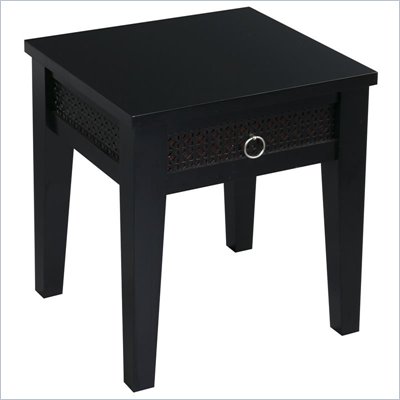 Avenue Six Banyan End Table in Black