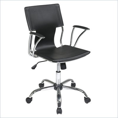 Avenue Six Dorado Office Chair in Black