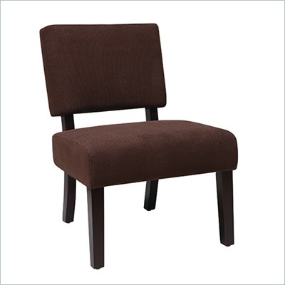 Avenue Six Jasmine Accent Chair in Finesse Walnut