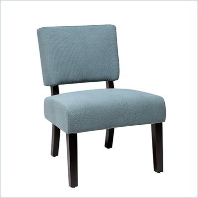 Avenue Six Jasmine Accent Chair in Finesse Azure