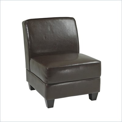 Avenue Six Milan Chair in Espresso Bonded Leather