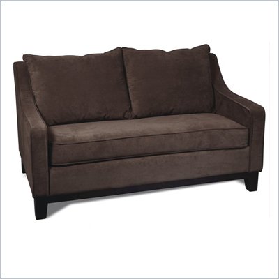 Avenue Six Regent Love Seat in Easy Walnut