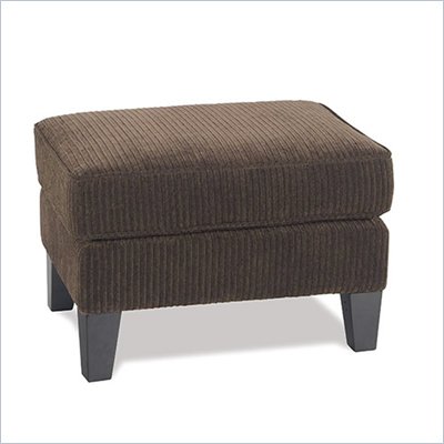 Avenue Six Sierra Collection Rectangular Ottoman in Brown