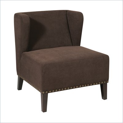 Avenue Six Vienna Wing Chair in Finesse Walnut