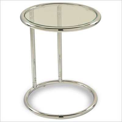 Avenue Six Yield Glass Circle Table