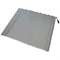 Uniflame 24 Metal Fireplace Curtain in Black