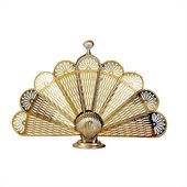 Uniflame Medium Polished Brass Shell Fan Screen
