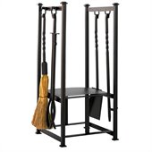 Uniflame Olde World Iron Log Rack with Tools