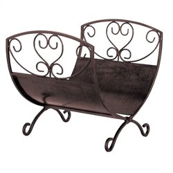 Uniflame Vintage Copper Ornate Log Holder