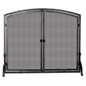 Uniflame Medium Single Panel Olde World Iron Screen with Doors