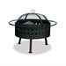 Uniflame 24 Inch Aged Bronze Wood Burning Fire Pit with Square Design