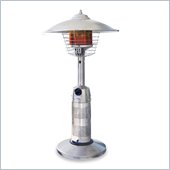 UniFlame Stainless Steel Round Tabletop Patio Heater
