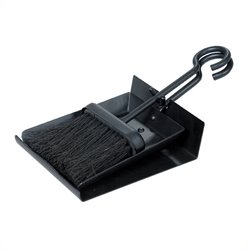 Uniflame Black Shovel And Brush Set With Pan