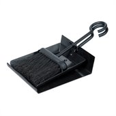 Uniflame Black Shovel And Brush Set With Pan