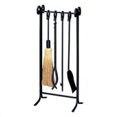 Uniflame 5 Piece Black Heavy Weight Inline Fireset