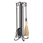 Uniflame 5 Piece Bronze Heavy Weight Rustic Fireset