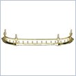 Uniflame Solid Brass Hearth Fender